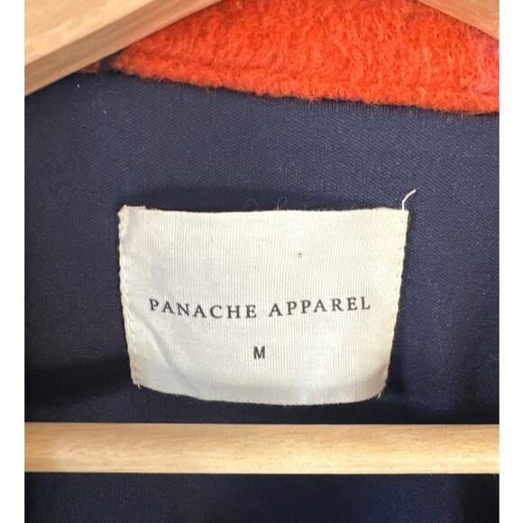 Panache Apparel Plaid Shacket Wool Blend Sz M Swiftie Life of Showgirl Oversized - Picture 5 of 12